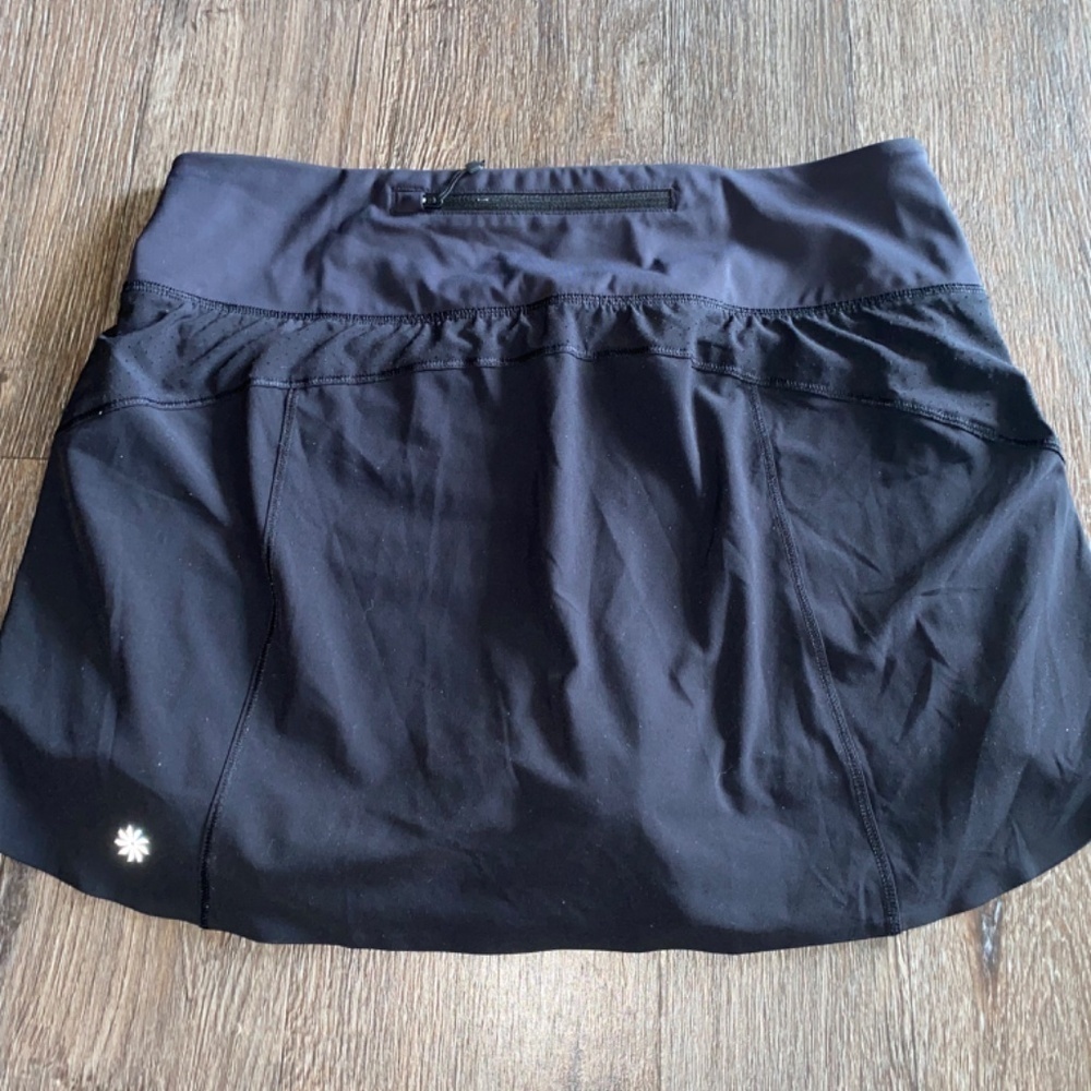 Athleta size small run with it skort black Excellent condition - Picture 10 of 11